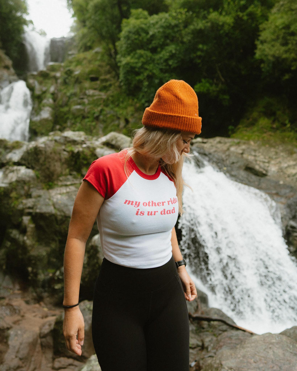 My other ride is ur dad - baby tee