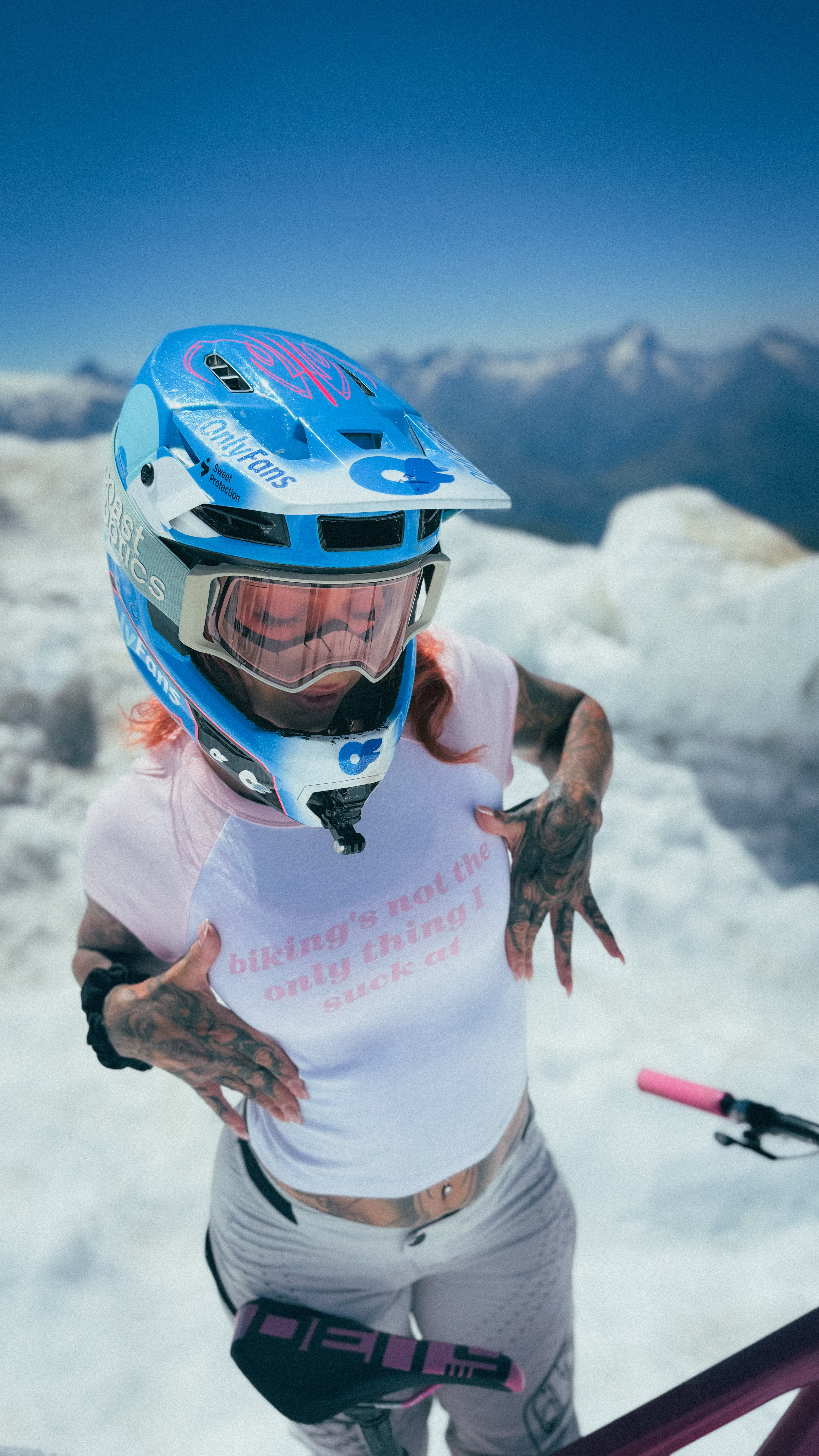 Biking's not the only thing I suck at - baby tee